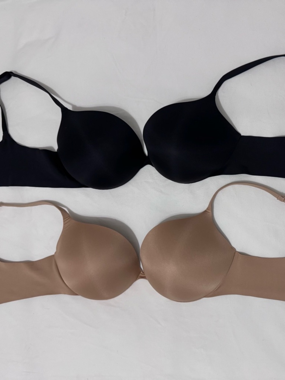 NWOT Set of 2! Skims Ultimate Teardrop Push-Up Bras, Clay, Onyx, 38C